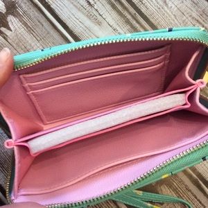 Target Bags - Sailboat Wristlet Wallet Aqua 6.5” x 4” x .5” Target Bags - Sailboat Wristlet Wallet Aqua 6.5” x 4” x .5”